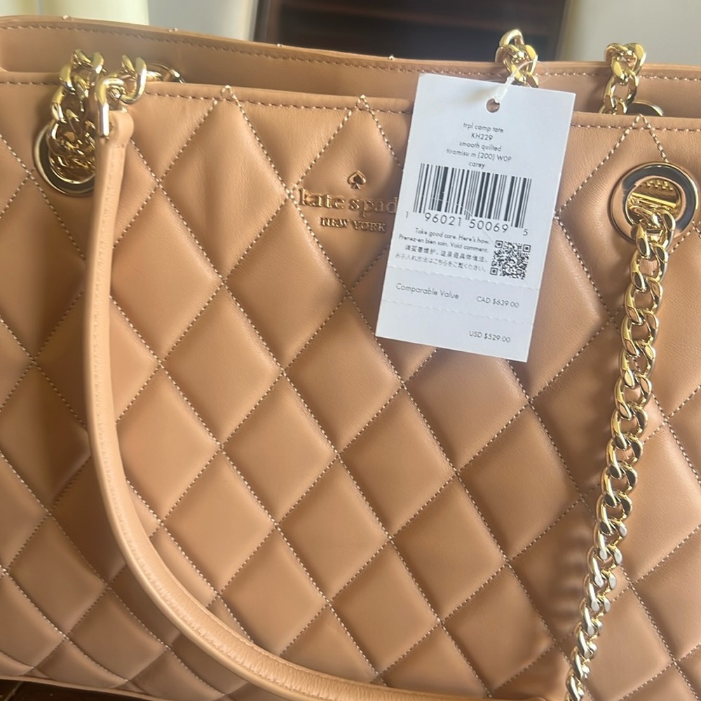 Kate Spade Tan Tote Bag